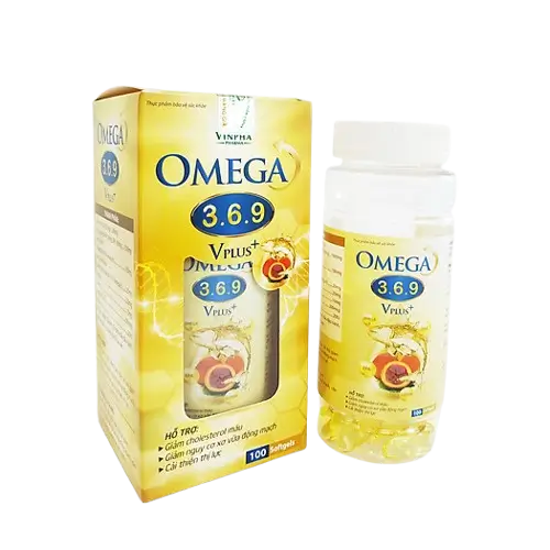 VIÊN UỐNG DẦU CÁ OMEGA 369 PLUS - GIÚP BỔ SUNG TINH CHẤT DẦU CÁ OMGA 3, DẦU GẤC, VITAMIN E, DẦU HOA ANH THẢO GIÚP SÁNG MẮT ĐẸP DA, TỐT CHO TIM MẠCH – LỌ 100 VIÊN